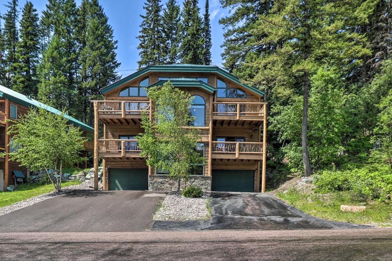 Rustic Home On Whitefish Mountain, Near Ski Run! エクステリア 写真