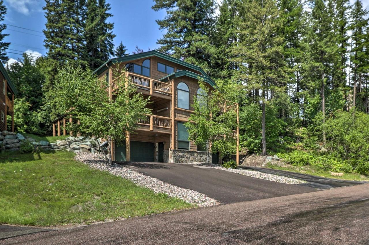Rustic Home On Whitefish Mountain, Near Ski Run! エクステリア 写真